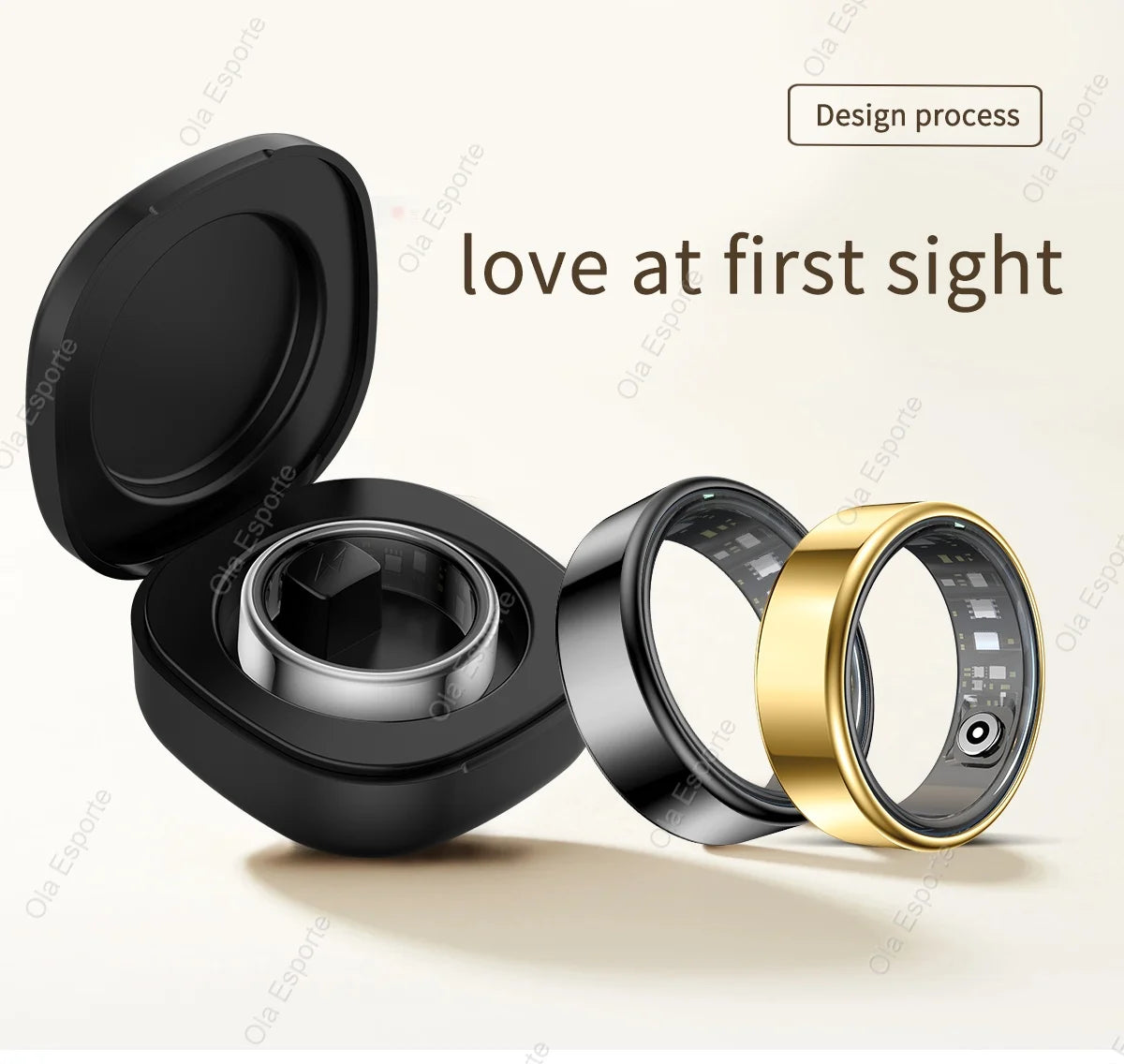 Smart Ring – Health Monitor, Waterproof & Camera Remote