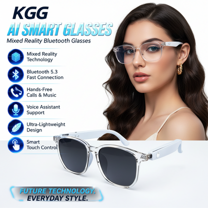 Smart Bluetooth Glasses – Polarized, Anti-Blue & Music
