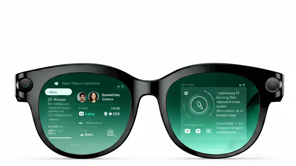 2026 AI Smart Glasses – White Background