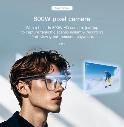 2026 New Men AI Smart Glasses Color-Changing Translation Glasses 800W Camera ChatGPT Call Music Photo Video Recording Sunglasses