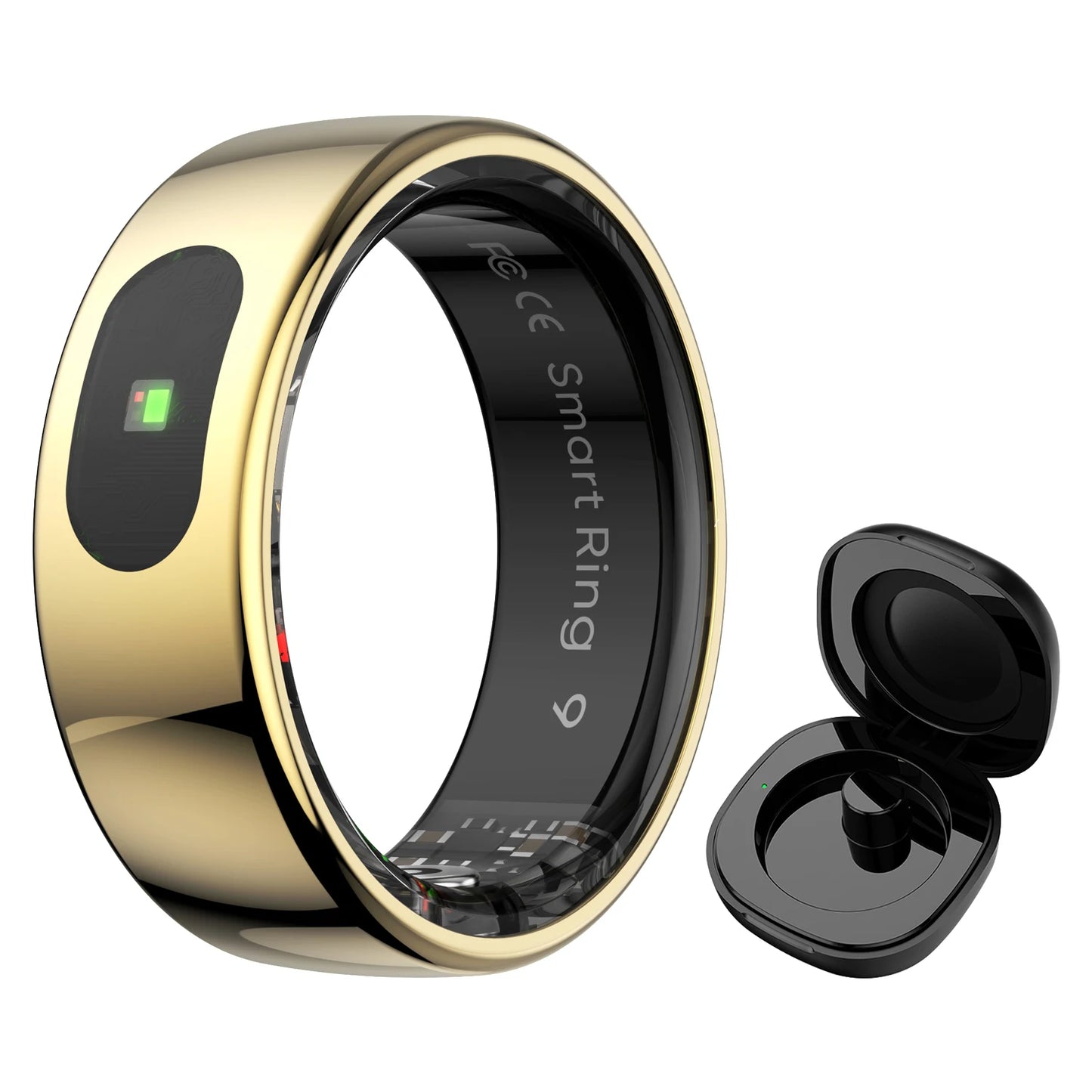 R08 Smart Ring – Health Monitor, IP68 & Skin Temperature