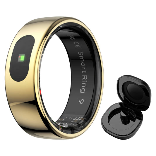 R08 Smart Ring – Health Monitor, IP68 & Skin Temperature
