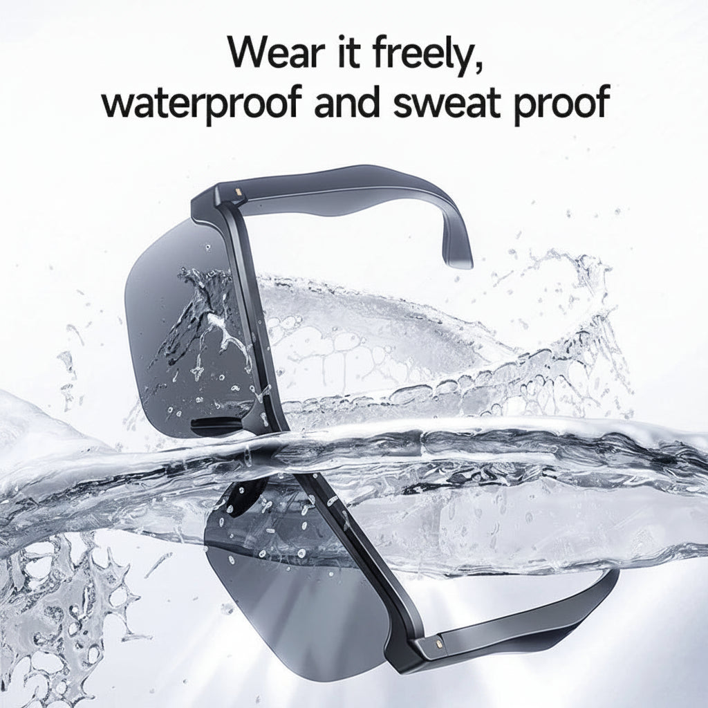 8K AI Smart Glasses – 100MP Camera, ChatGPT & Bluetooth