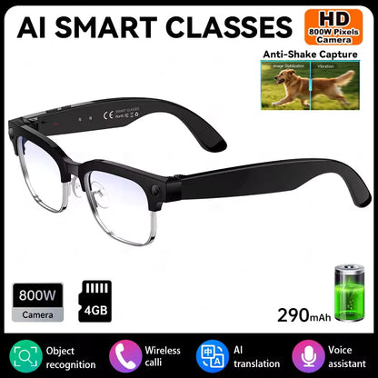 KULANNDER AI Smart Glasses – Dual Camera & WiFi 2026