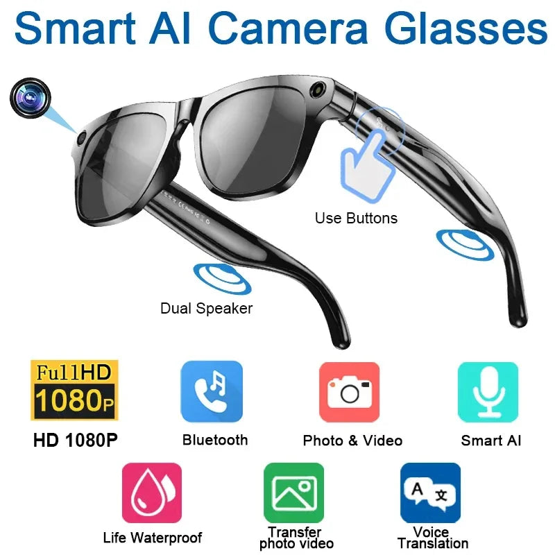 Lenovo 8K AI Smart Glasses – 100MP Camera & ChatGPT