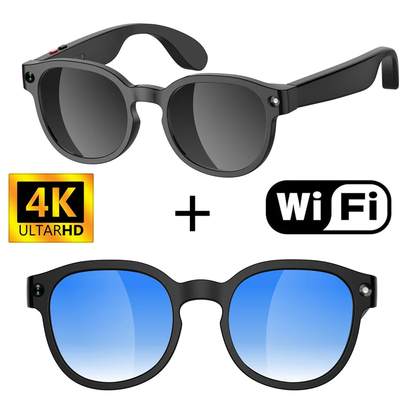 2026 AI Smart Glasses – 8MP HD Camera & 4K Recording