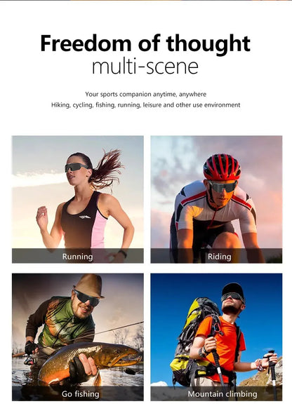 Smart Bluetooth 5.3 Glasses – Music, Calls & UV Protection