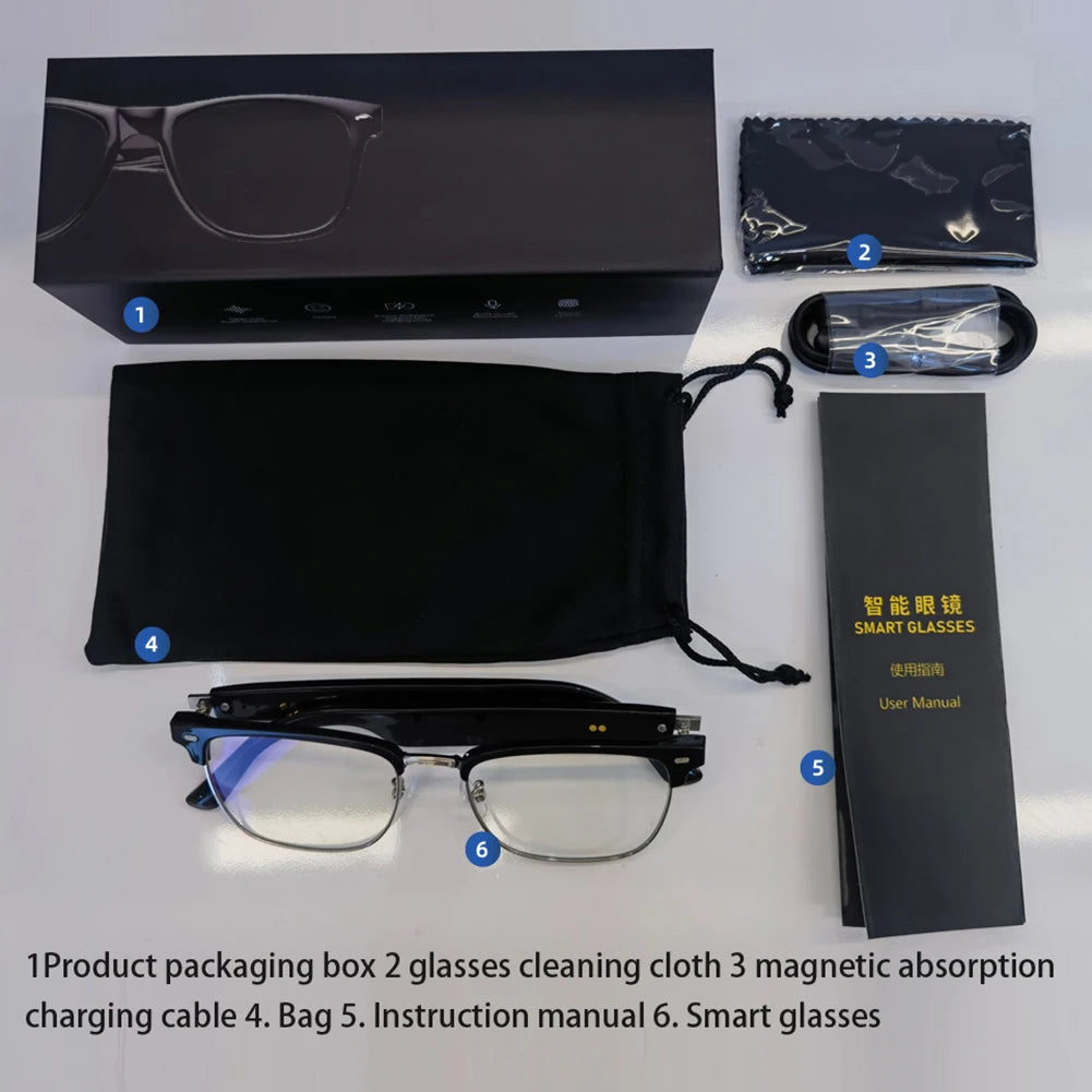 4K AI Smart Glasses – 100MP Camera, ChatGPT & 260mAh