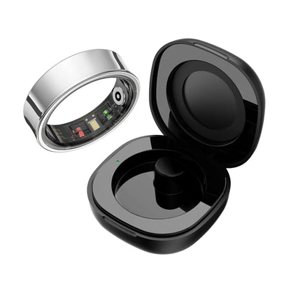 R09 Smart Ring – Charging Case, Heart Rate & 5ATM Waterproof