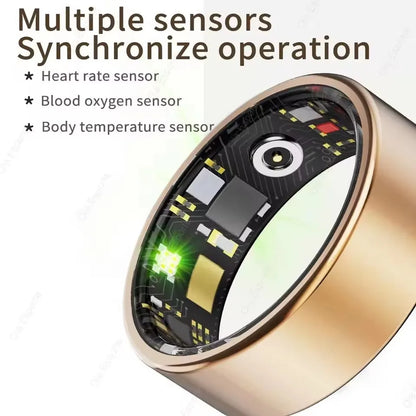 Smart Ring – Health Monitor, Waterproof & Camera Remote