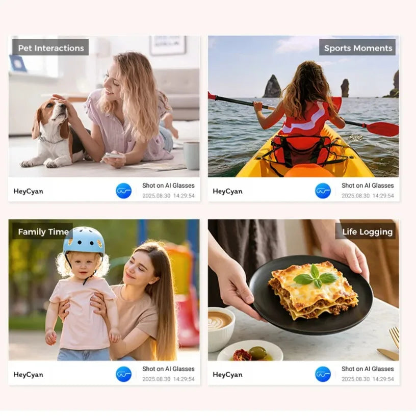 VIKEFON AI Smart Glasses – 8MP Camera & Bluetooth 5.3