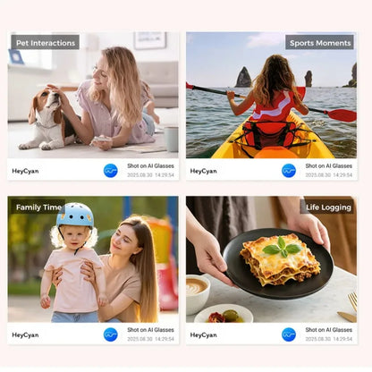 VIKEFON AI Smart Glasses – 8MP Camera & Bluetooth 5.3