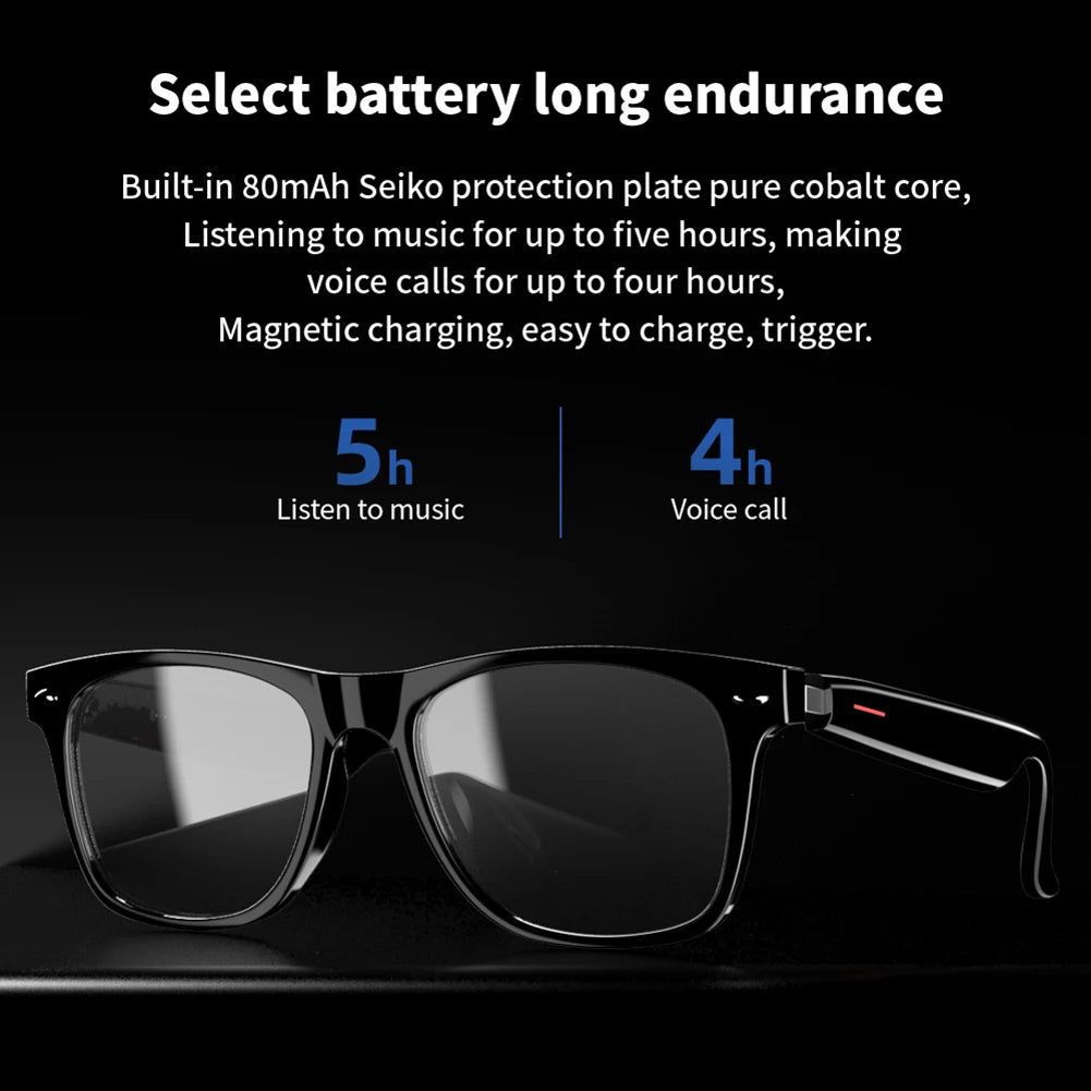 4K AI Smart Glasses – 100MP Camera, ChatGPT & 260mAh