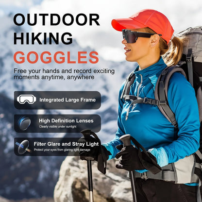 2026 AI Outdoor Glasses – Cycling, Skiing & HD Camera