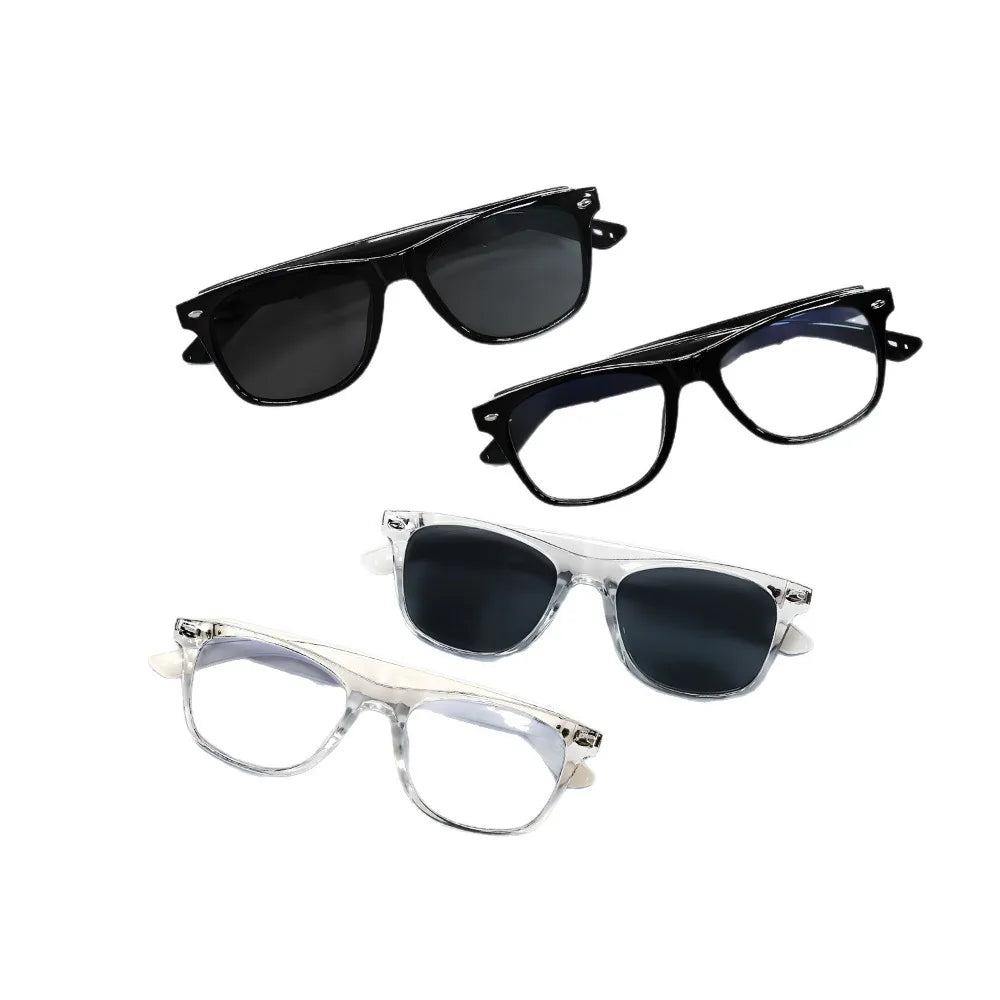 Smart Glasses AI translation 100+ Languages Make Receive Calls Music Calling Noise Reduction Light Glasses Men Women