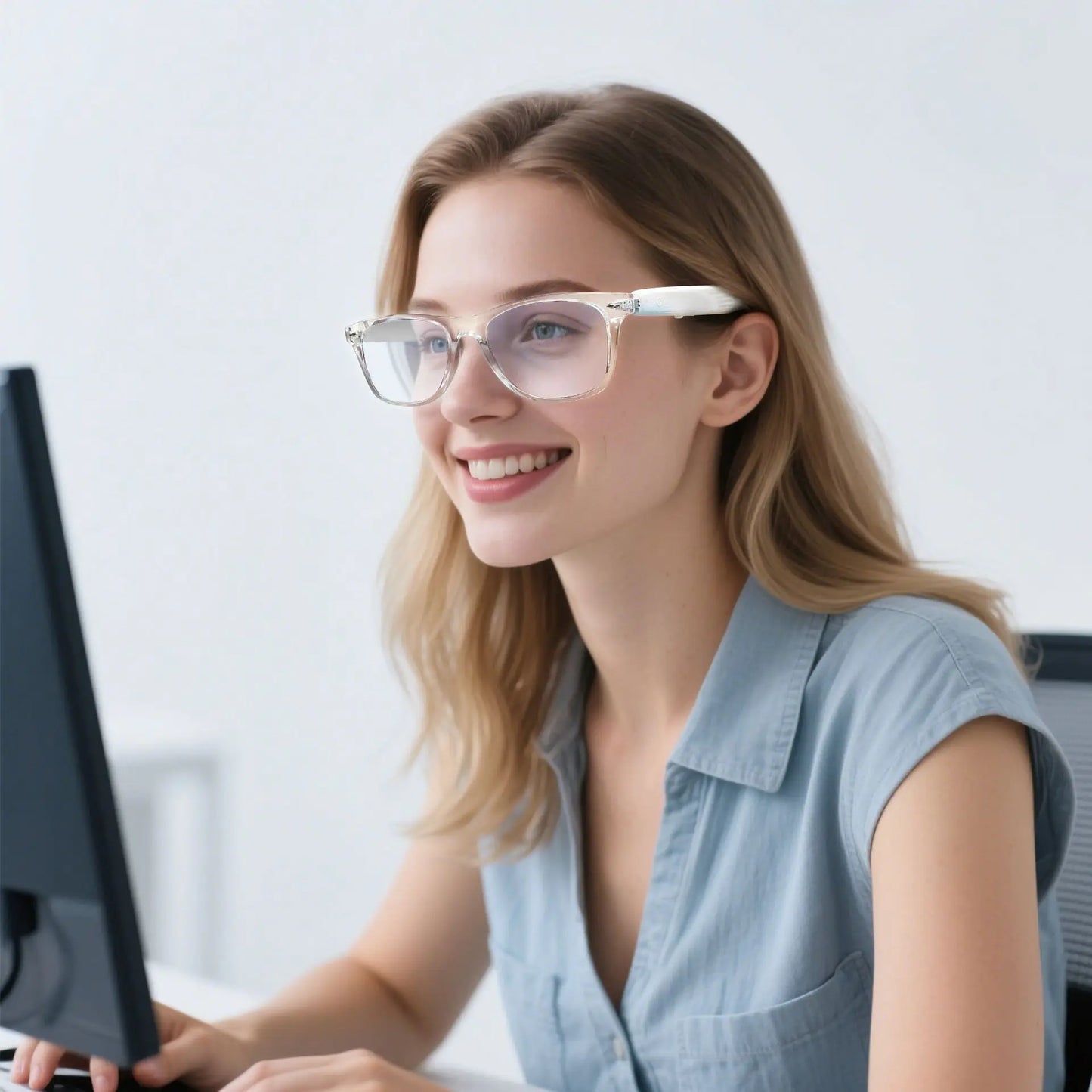 Smart Glasses AI translation 100+ Languages Make Receive Calls Music Calling Noise Reduction Light Glasses Men Women
