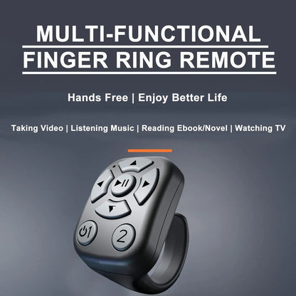 Camera Remote Smart Ring – Page Turner, Shutter & E-Reader