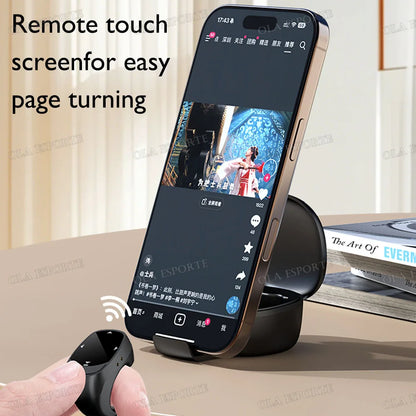 Smart Ring – BT 5.3 Remote, Page Scroll & Camera Control