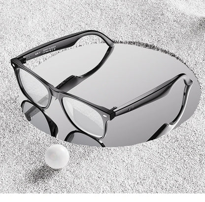 AI Smart Glasses for Men Smart Translation Glasses with Waterproof Call Function BT Smart Sunglas Outdoor Sports Headphones
