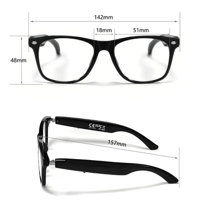 Smart Glasses AI translation 100+ Languages Make Receive Calls Music Calling Noise Reduction Light Glasses Men Women