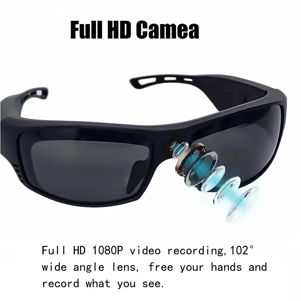 Smart Music Glasses – 1080P Camera, BT & AI Translation