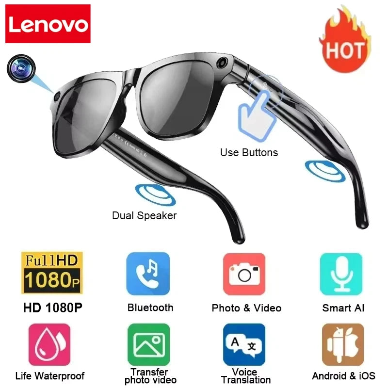 Lenovo 8K AI Smart Glasses – 100MP Camera & ChatGPT