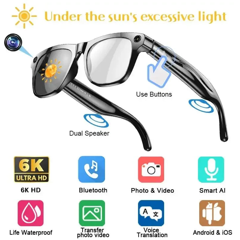 Lenovo 8K AI Smart Glasses – 100MP Camera & ChatGPT
