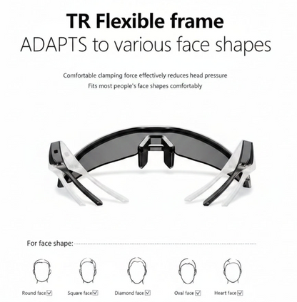 Smart Bluetooth 5.3 Glasses – Music, Calls & UV Protection
