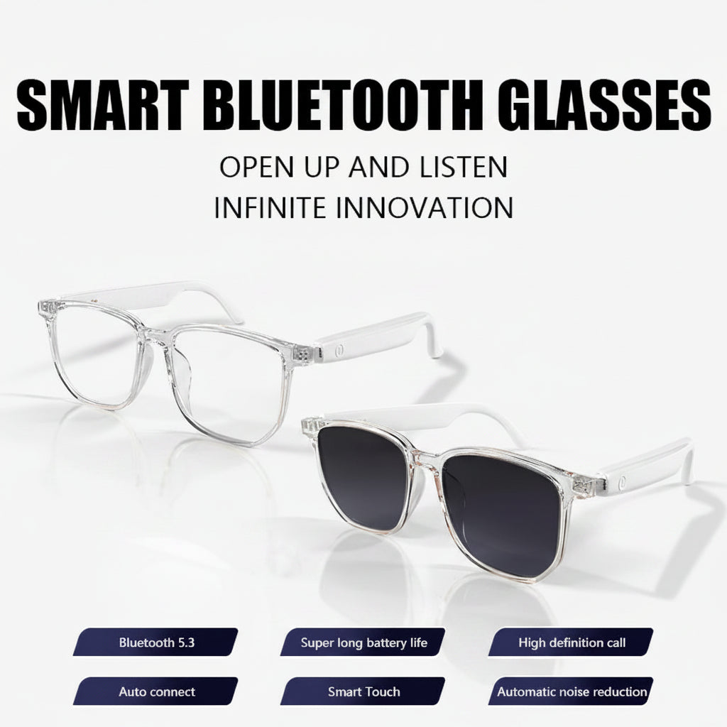 Smart Bluetooth Glasses – Polarized, Anti-Blue & Music
