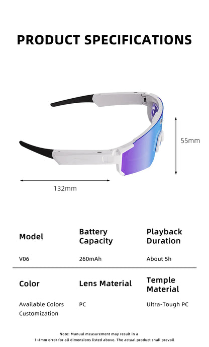 2026 AI AR Smart Glasses – ChatGPT, 4K Display & Camera