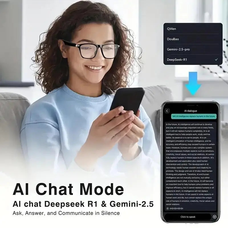 AI Reading Smart Glasses – 160 Languages & ChatGPT Audio