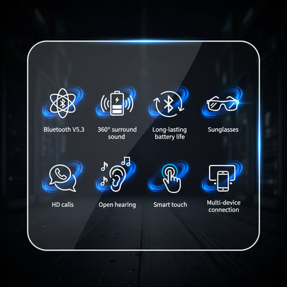 Smart Bluetooth Sunglasses – Audio, UV Protection & Driving
