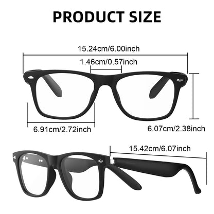 2025 Smart Glasses  AI Translation Camera Control Bluetooth Call Headphones Fashionable Sunglasses Intelligent Men Women Gifts
