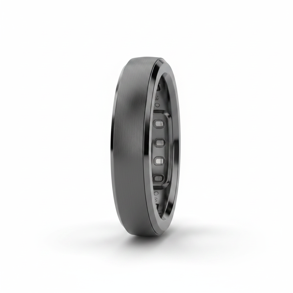 Smart Ring Heart Rate Blood Pressure Oxygen Sleep Monitor white background product photo