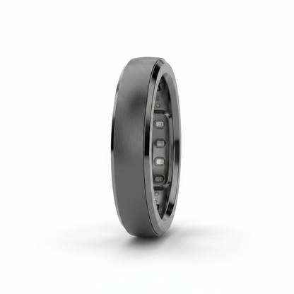 Smart Ring Heart Rate Blood Pressure Oxygen Sleep Monitor white background product photo