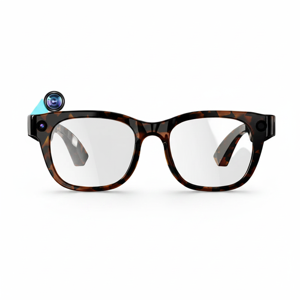 Hiwego 600PRO 2026 AI Smart Glasses 1300MP white background product photo