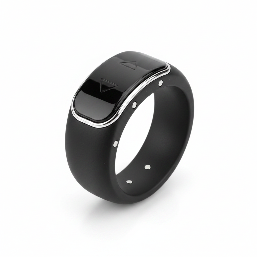New Smart Ring Multi-Functional Remote white background product photo
