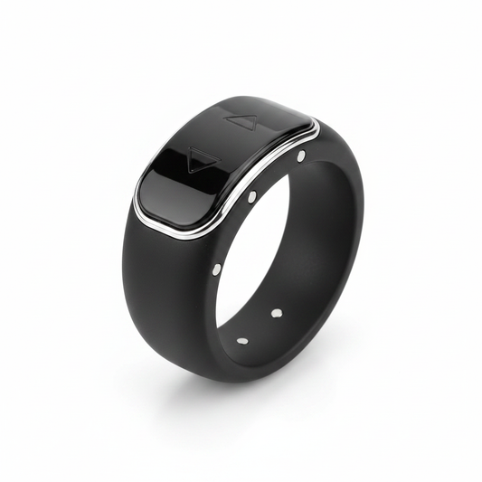 New Smart Ring Multi-Functional Remote white background product photo